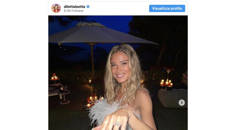 Diletta Leotta si sposerà il 22 giugno a Lipari